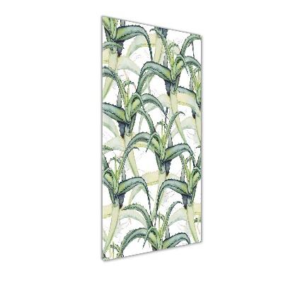 Quadro vetro acrilico verticale Aloe
