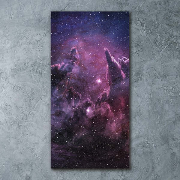Quadro stampa su vetro acrilico verticale Nebulosa