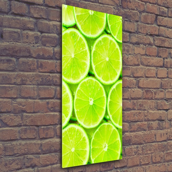Quadro stampa su vetro acrilico verticale Lime
