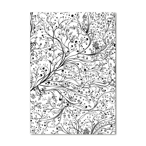 Quadro vetro acrilico verticale Rami