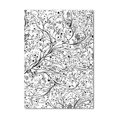 Quadro vetro acrilico verticale Rami