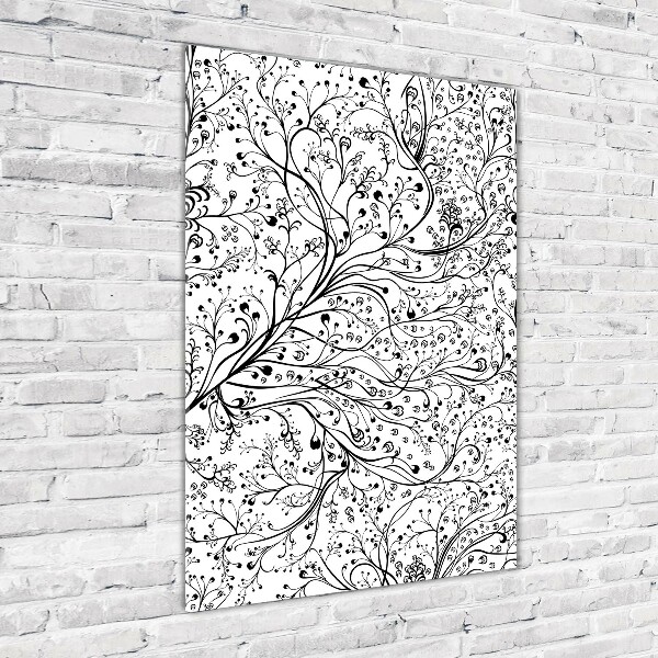 Quadro vetro acrilico verticale Rami