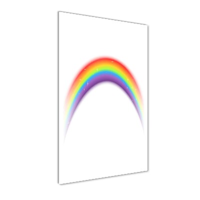 Quadro in vetro acrilico verticale Arcobaleno