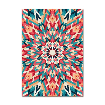 Quadro in vetro acrilico verticale Caleidoscopio