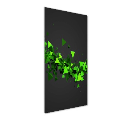 Quadro vetro acrilico verticale Onda geometrica