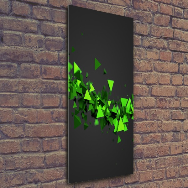 Quadro vetro acrilico verticale Onda geometrica