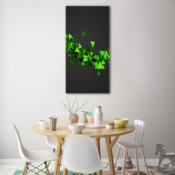 Quadro vetro acrilico verticale Onda geometrica