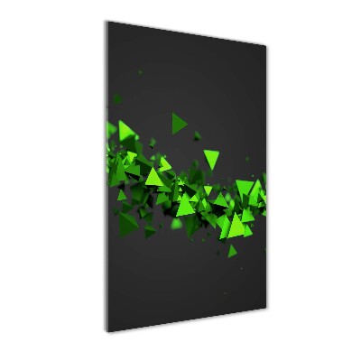 Quadro vetro acrilico verticale Onda geometrica