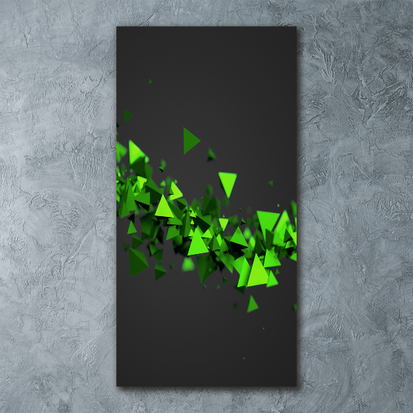 Quadro vetro acrilico verticale Onda geometrica