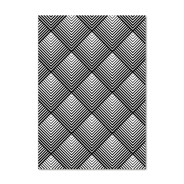 Quadro vetro acrilico verticale Sfondo geometrico