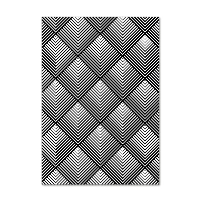 Quadro vetro acrilico verticale Sfondo geometrico