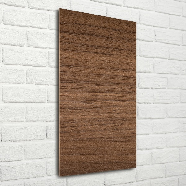 Quadro acrilico verticale Sfondo in legno
