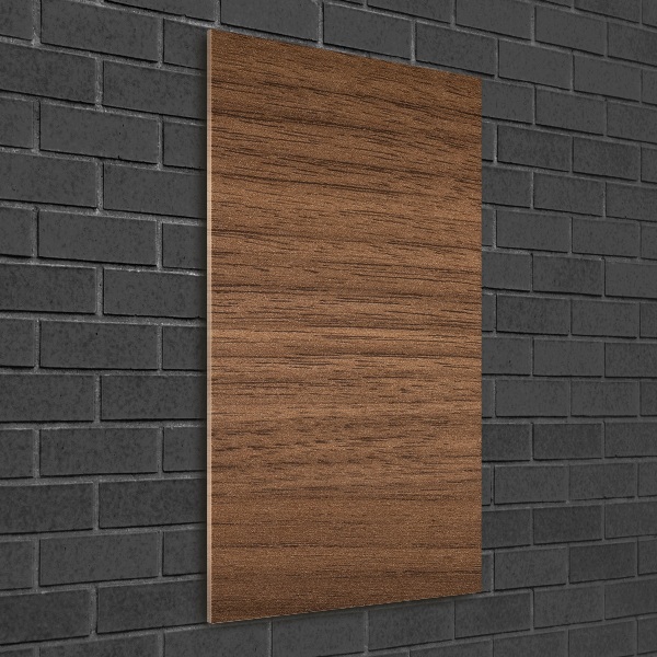 Quadro acrilico verticale Sfondo in legno