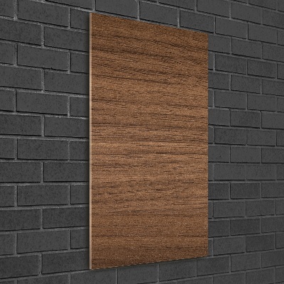 Quadro acrilico verticale Sfondo in legno