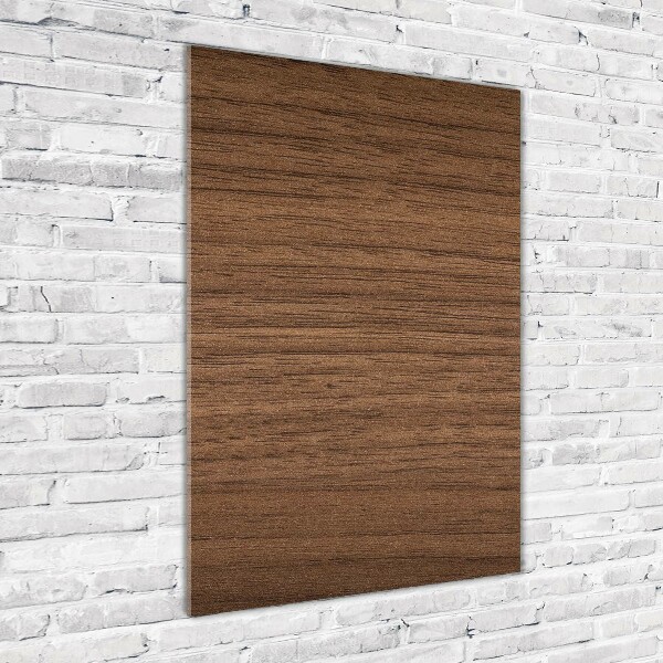 Quadro acrilico verticale Sfondo in legno