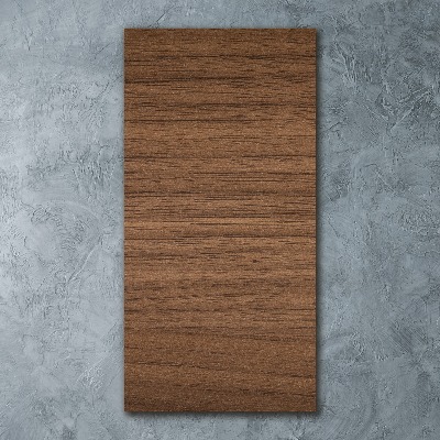 Quadro acrilico verticale Sfondo in legno