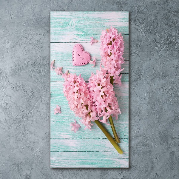 Quadro stampa su vetro acrilico verticale Fiori di lillà