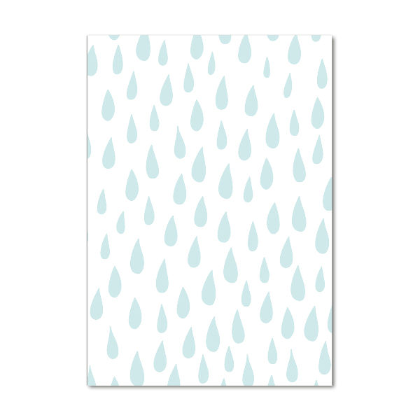 Quadro acrilico verticale Goccioline