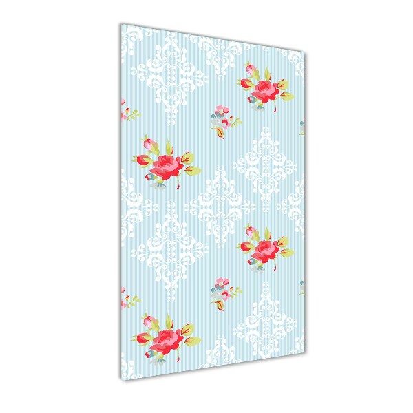 Quadro stampa su vetro acrilico verticale Rose