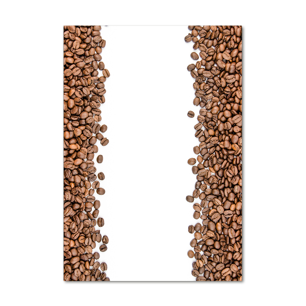 Quadro acrilico verticale Chicchi di caffè