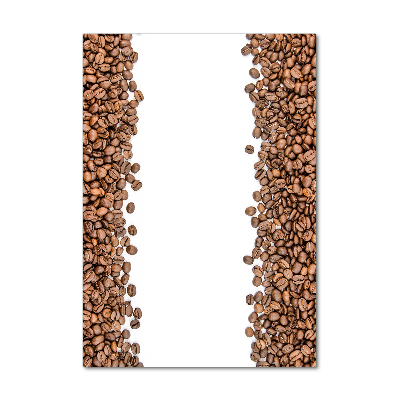 Quadro acrilico verticale Chicchi di caffè