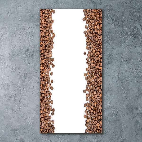 Quadro acrilico verticale Chicchi di caffè