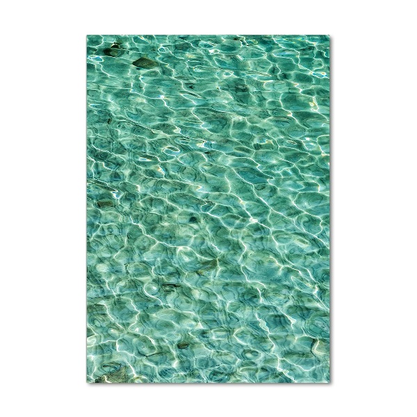 Quadro in vetro acrilico verticale Acqua limpida