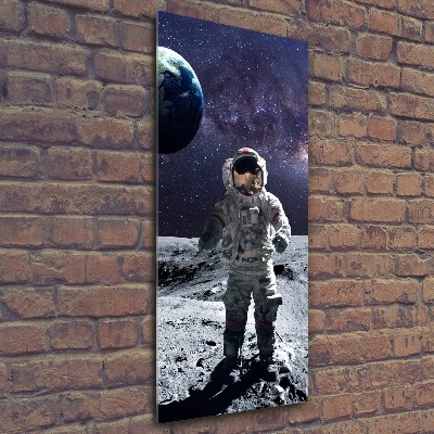 Quadro acrilico verticale Astronauta