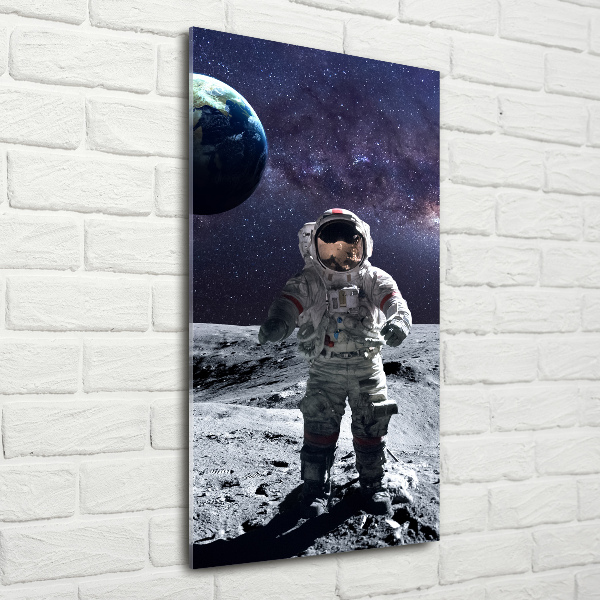 Quadro acrilico verticale Astronauta