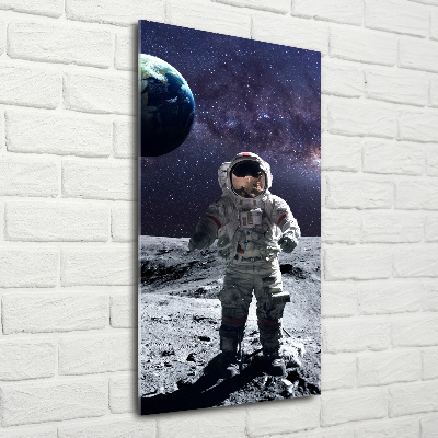 Quadro acrilico verticale Astronauta