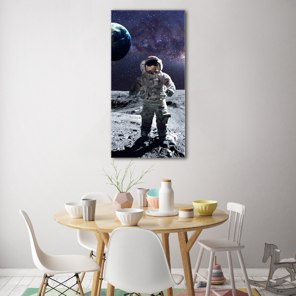 Quadro acrilico verticale Astronauta