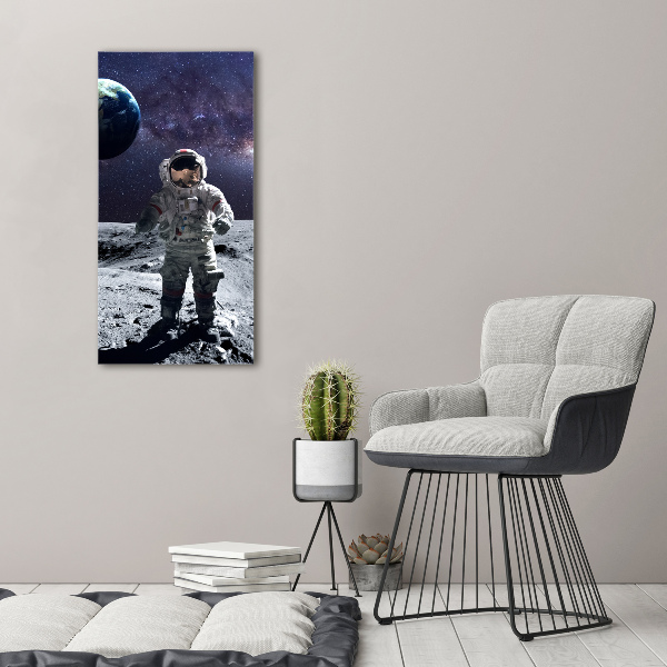 Quadro acrilico verticale Astronauta