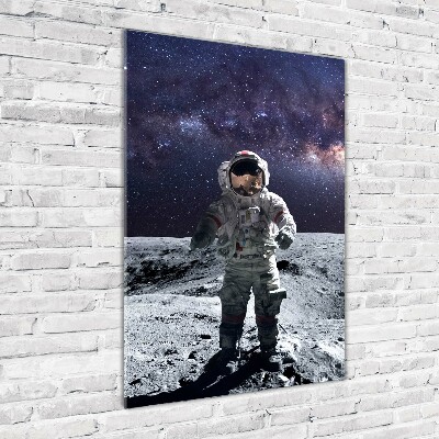 Quadro acrilico verticale Astronauta