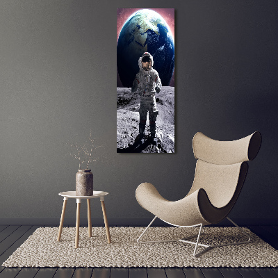 Quadro vetro acrilico verticale Astronauta