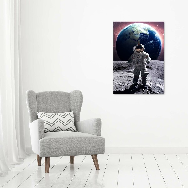 Quadro vetro acrilico verticale Astronauta