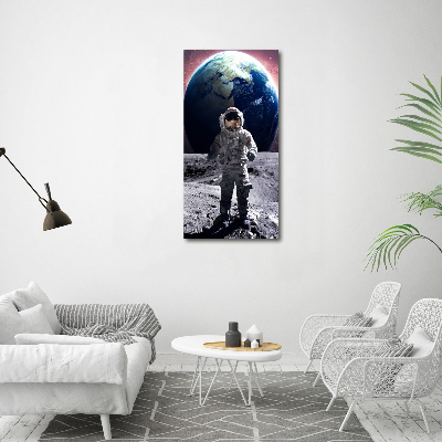 Quadro vetro acrilico verticale Astronauta