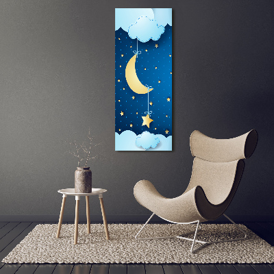 Quadro vetro acrilico verticale Notte