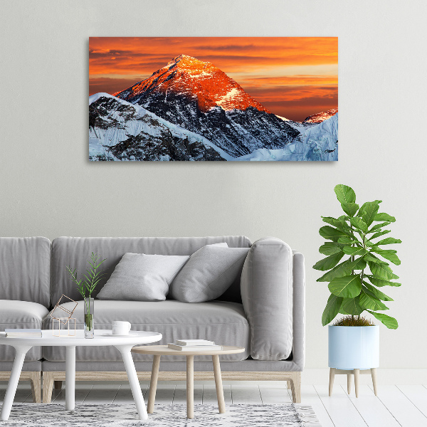 Quadro stampa su tela Vetta dell'Everest