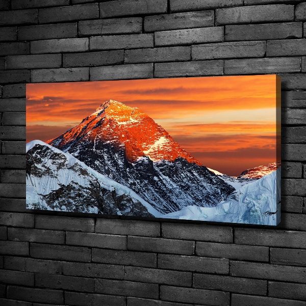 Quadro stampa su tela Vetta dell'Everest