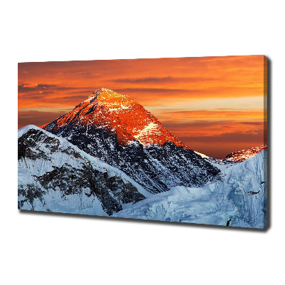 Quadro stampa su tela Vetta dell'Everest