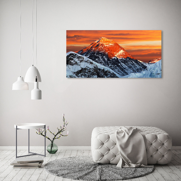 Quadro stampa su tela Vetta dell'Everest