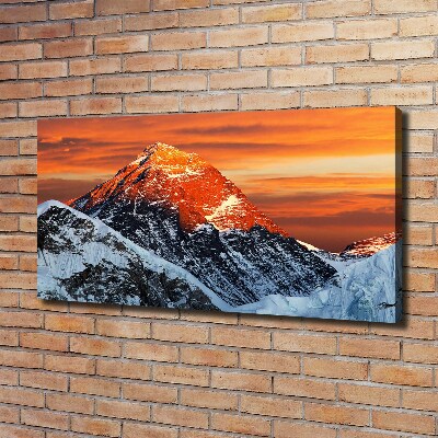 Quadro stampa su tela Vetta dell'Everest