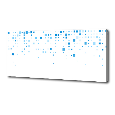Quadro stampa su tela Quadrati blu