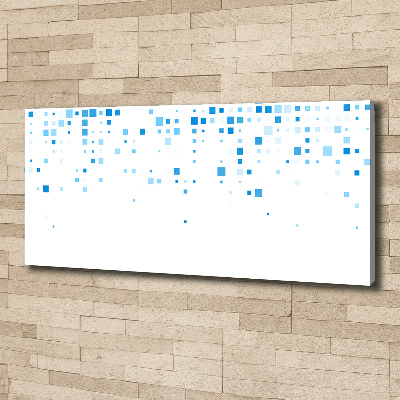 Quadro stampa su tela Quadrati blu