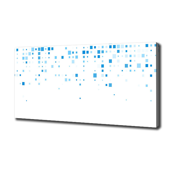 Quadro stampa su tela Quadrati blu
