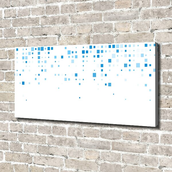 Quadro stampa su tela Quadrati blu