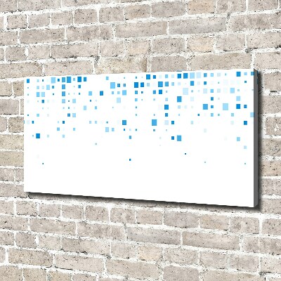 Quadro stampa su tela Quadrati blu