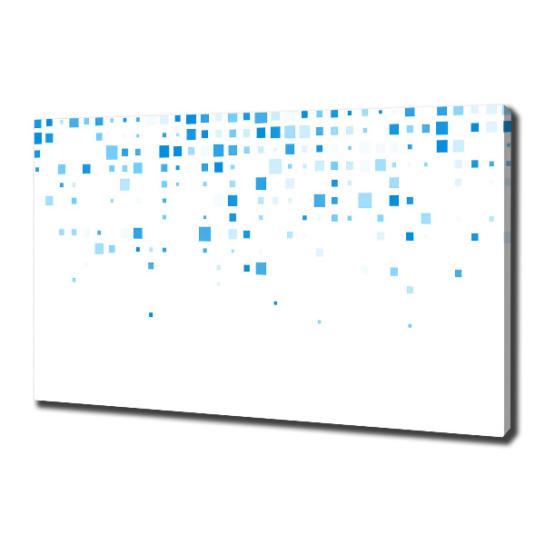 Quadro stampa su tela Quadrati blu