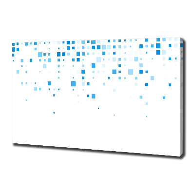 Quadro stampa su tela Quadrati blu