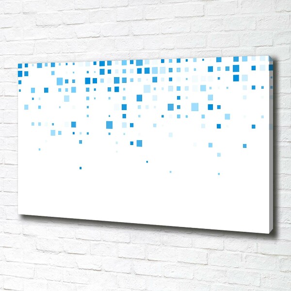 Quadro stampa su tela Quadrati blu